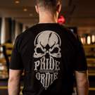 PRiDEorDiE bones T-Shirt -black